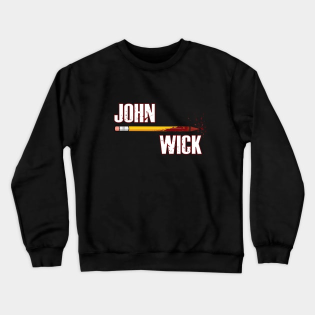 John Wick Crewneck Sweatshirt by Pendientera